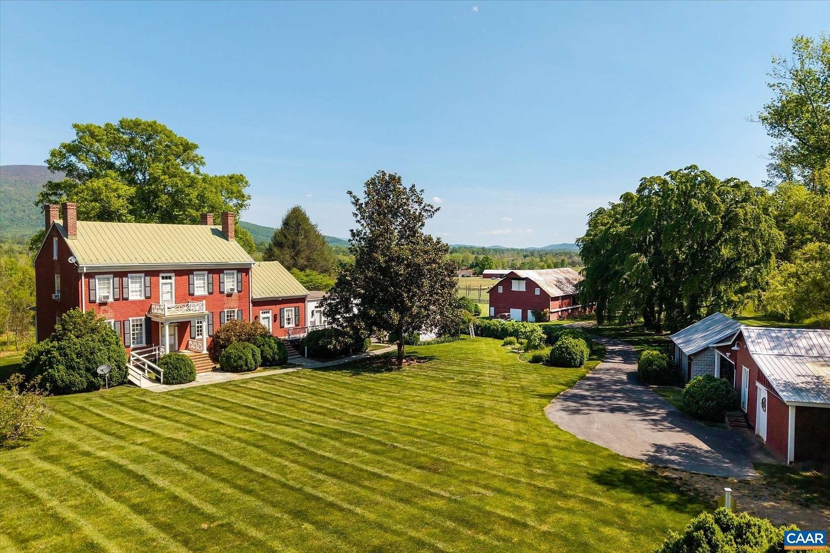 181 Acres of Agricultural Land with Home for Sale in Nellysford, Virginia