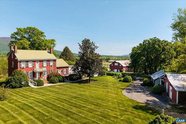 181 Acres of Agricultural Land with Home for Sale in Nellysford, Virginia