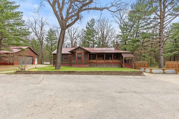 10.2 Acres of Land with Home for Sale in Howard City, Michigan