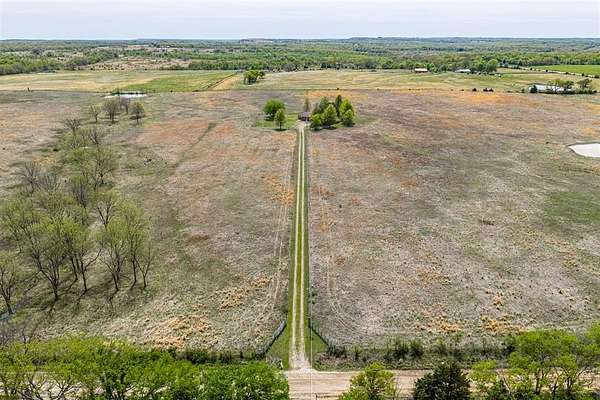80 Acres of Land with Home for Sale in Okemah, Oklahoma