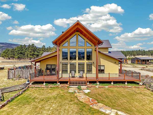 23 Acres of Land with Home for Sale in Angel Fire, New Mexico