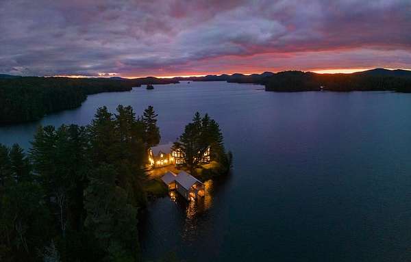 130 Acres of Recreational Land with Home for Sale in Long Lake, New York