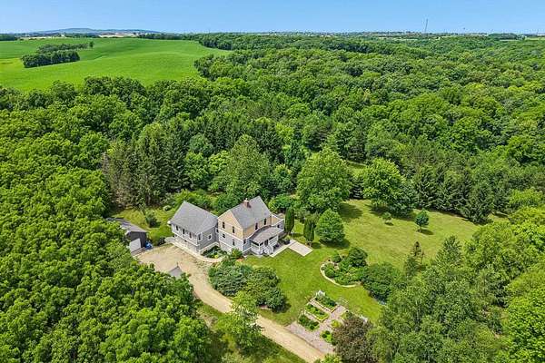 11.8 Acres of Land with Home for Sale in Mount Horeb, Wisconsin