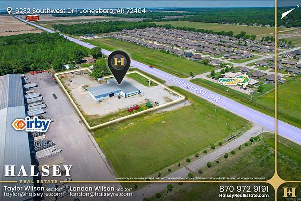 3.66 Acres of Improved Commercial Land for Lease in Jonesboro, Arkansas