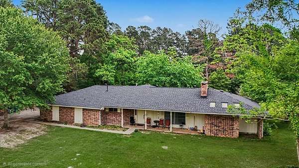 6.44 Acres of Land with Home for Sale in Lufkin, Texas