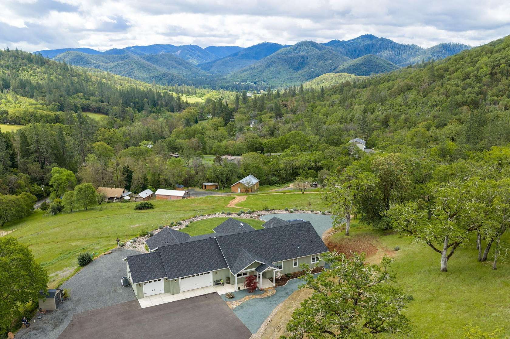 20.2 Acres of Agricultural Land with Home for Sale in Gold Hill, Oregon