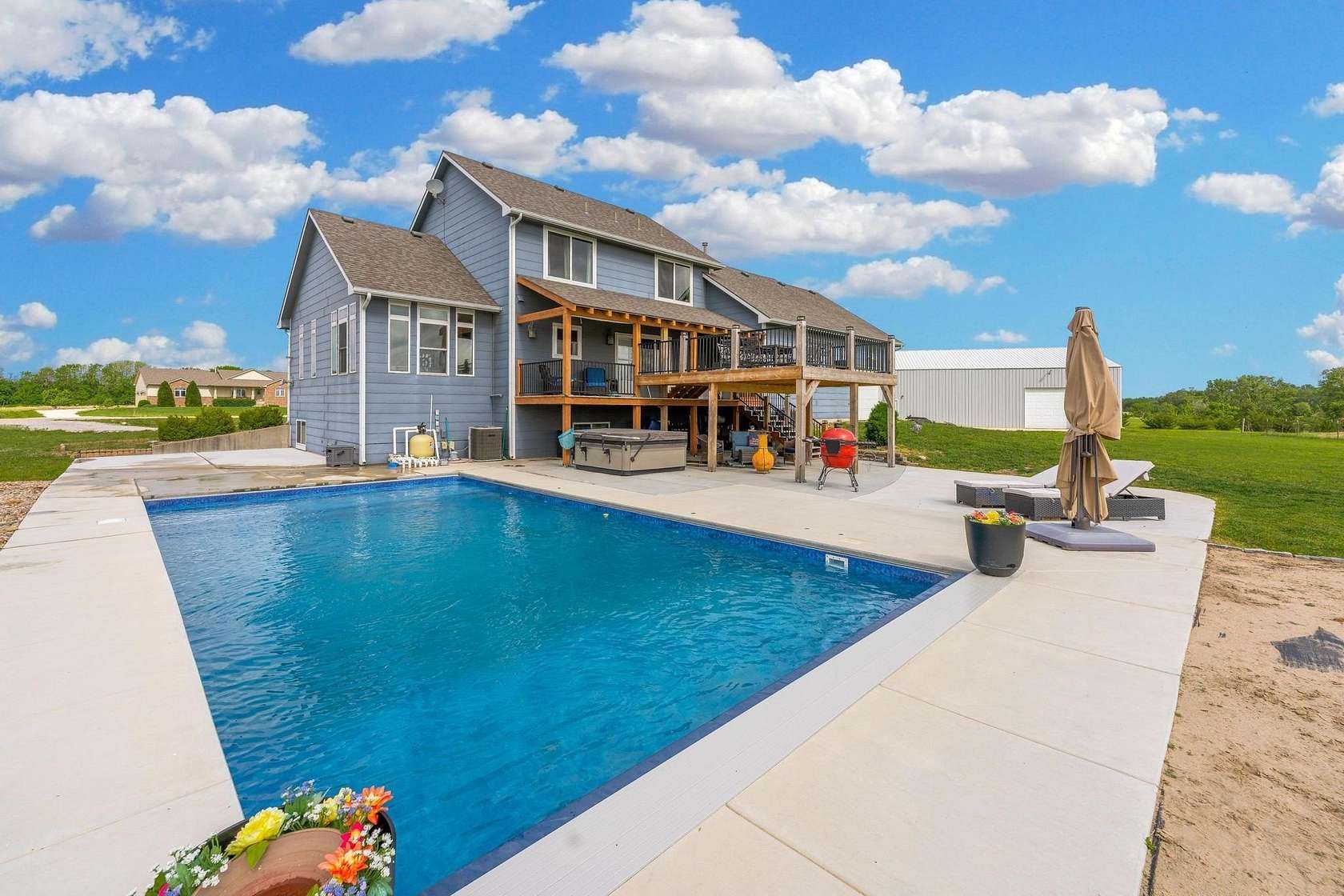 4.6 Acres of Land with Home for Sale in Sedgwick, Kansas