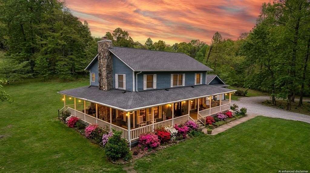 15 Acres of Land with Home for Sale in Andrews, North Carolina