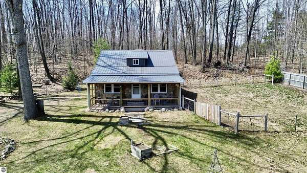 13 Acres of Recreational Land with Home for Sale in Atlanta, Michigan