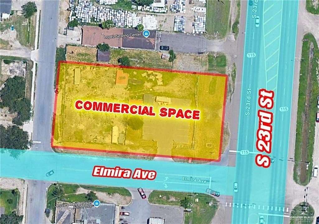 0.58 Acres of Commercial Land for Lease in McAllen, Texas