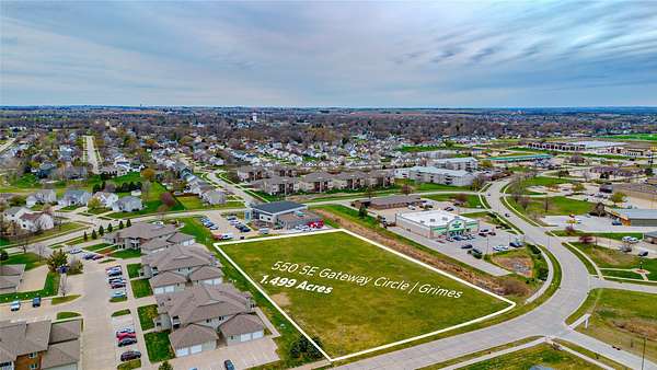 1.5 Acres of Mixed-Use Land for Sale in Grimes, Iowa