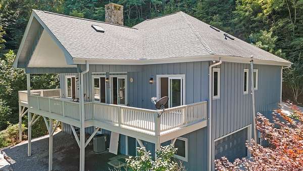 15.6 Acres of Recreational Land with Home for Sale in Franklin, North Carolina