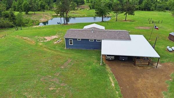 6 Acres of Land with Home for Sale in Timpson, Texas