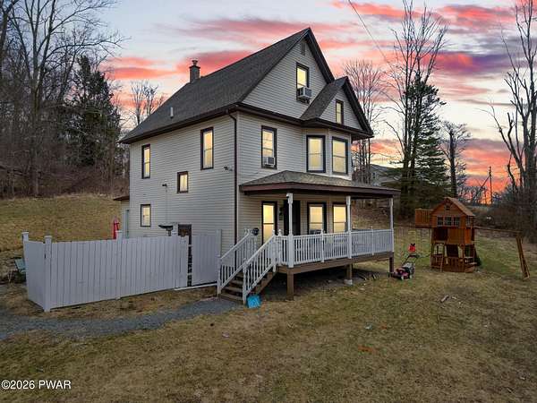 4.53 Acres of Land with Home for Sale in Moscow, Pennsylvania