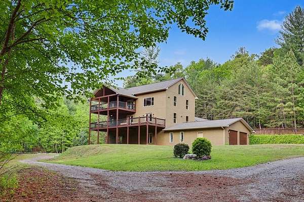 10.2 Acres of Land with Home for Sale in Blairsville, Georgia