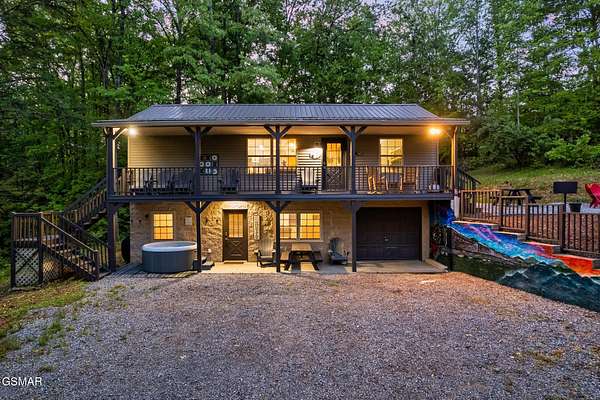 2.74 Acres of Land with Home for Sale in Sevierville, Tennessee