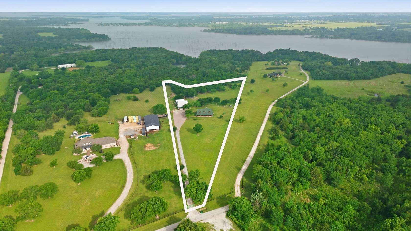 5 Acres of Land with Home for Sale in Pilot Point, Texas