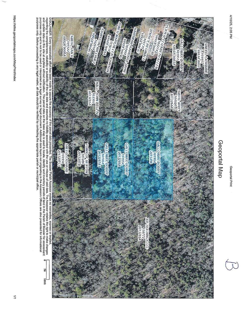 2 Acres of Residential Land for Sale in Benton, Louisiana