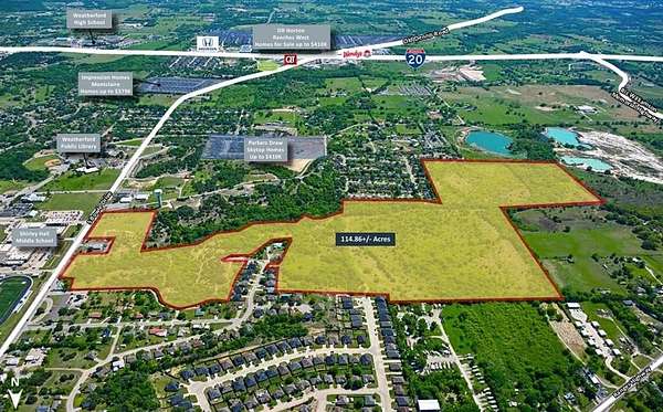 115 Acres of Mixed-Use Land for Sale in Weatherford, Texas