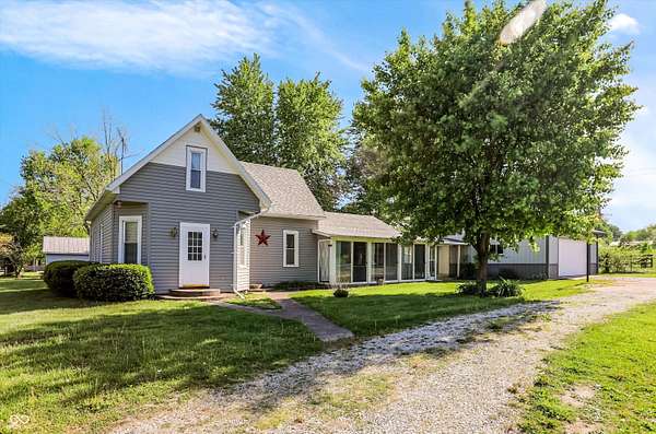 6.5 Acres of Land with Home for Sale in Flat Rock, Indiana