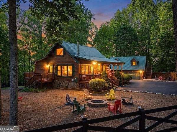 10 Acres of Recreational Land with Home for Sale in Canton, Georgia