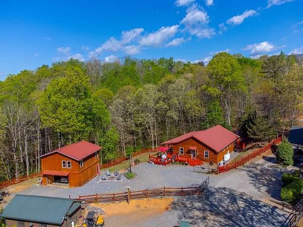1.5 Acres of Land with Home for Sale in Whittier, North Carolina