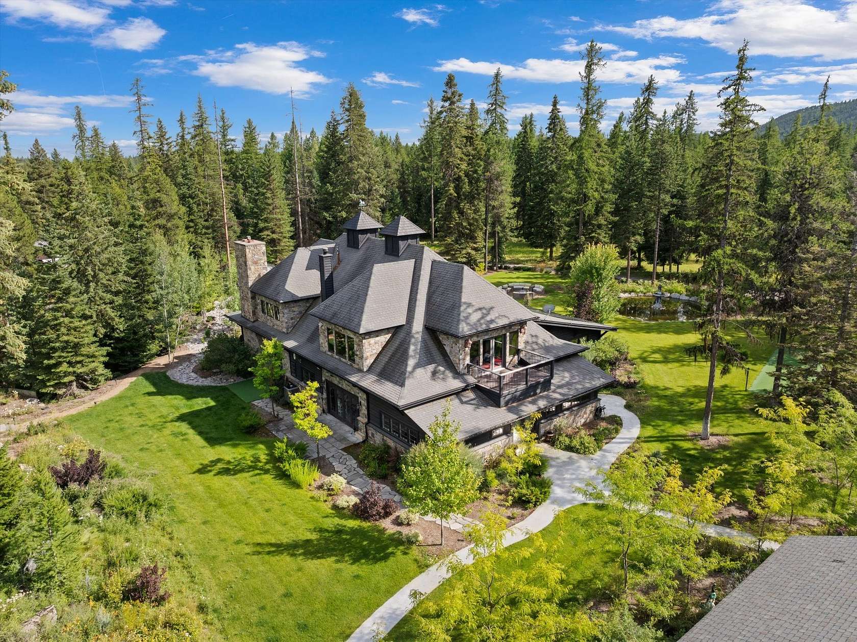 40.6 Acres of Recreational Land with Home for Sale in Whitefish, Montana