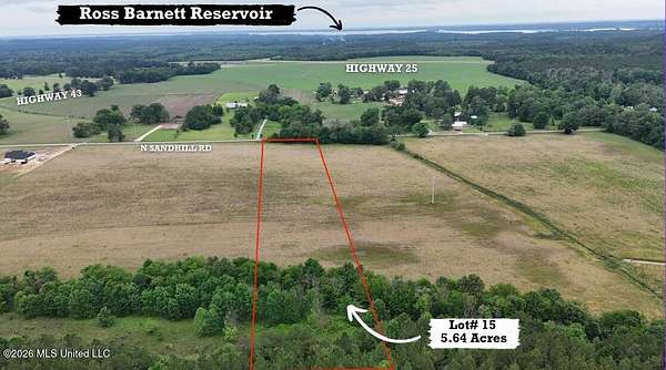 5.64 Acres of Land for Sale in Lena, Mississippi