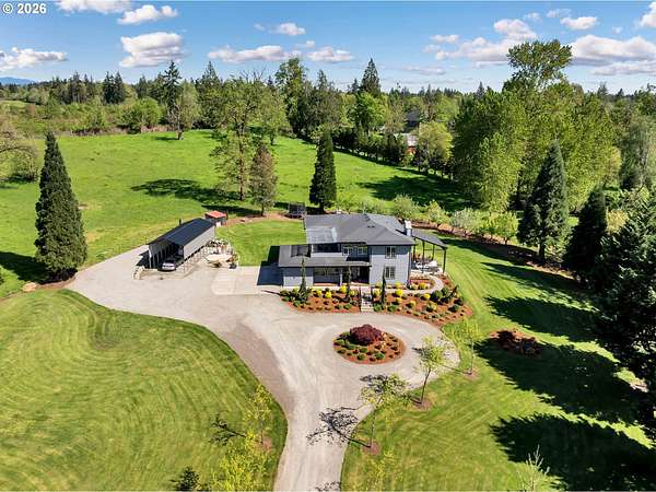 23.8 Acres of Agricultural Land with Home for Sale in Ridgefield, Washington