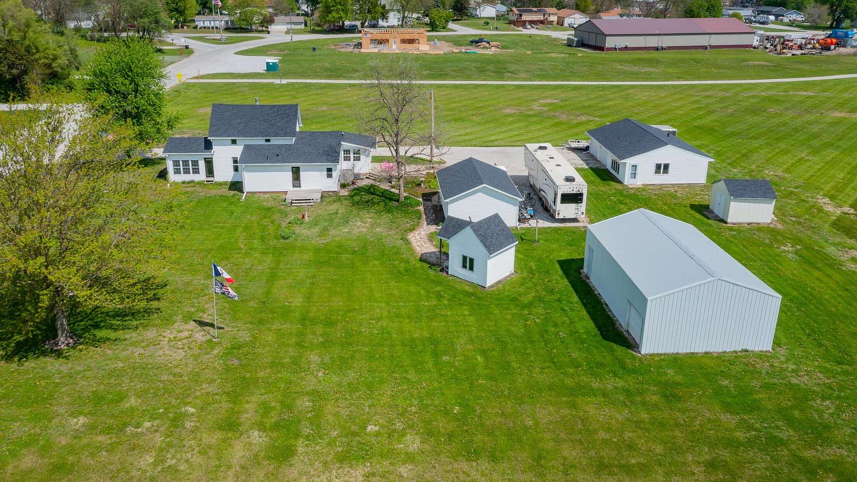 2.47 Acres of Land with Home for Sale in Cambridge, Iowa