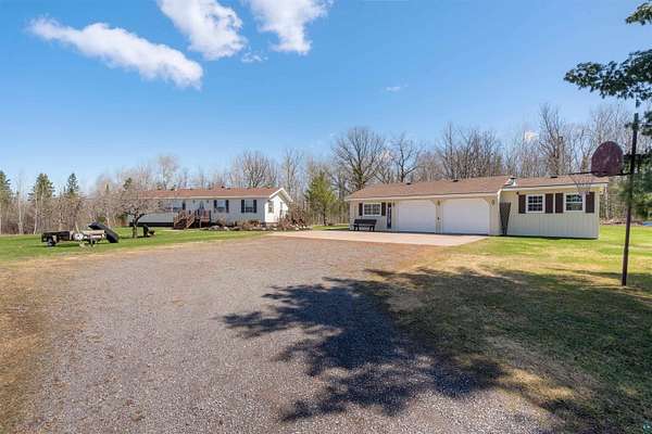 35 Acres of Recreational Land with Home for Sale in South Range, Wisconsin