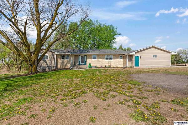 5 Acres of Land with Home for Sale in Scribner, Nebraska