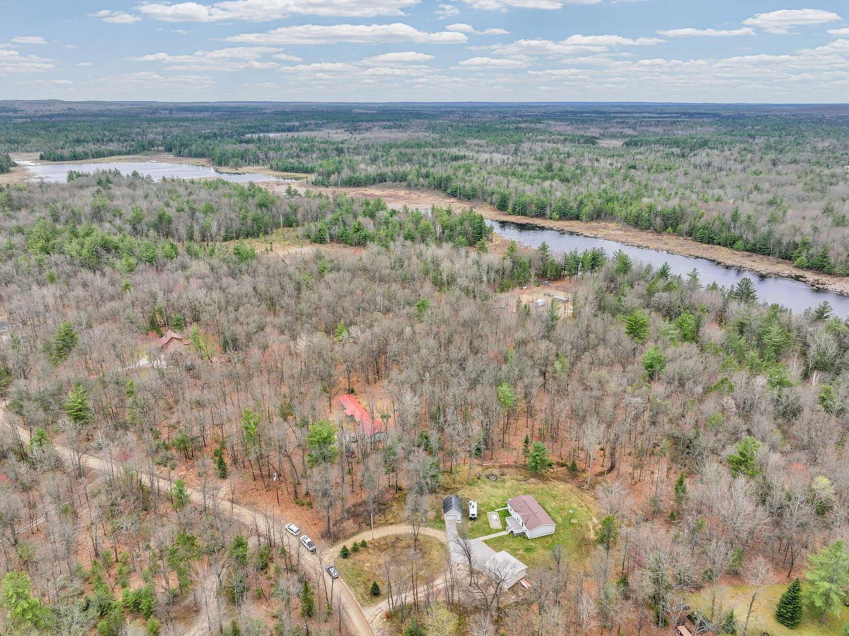 12 Acres of Land with Home for Sale in Prudenville, Michigan