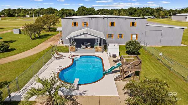 3.44 Acres of Land with Home for Sale in Robertsdale, Alabama