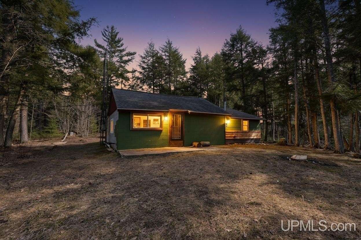 35 Acres of Recreational Land with Home for Sale in Rapid River, Michigan