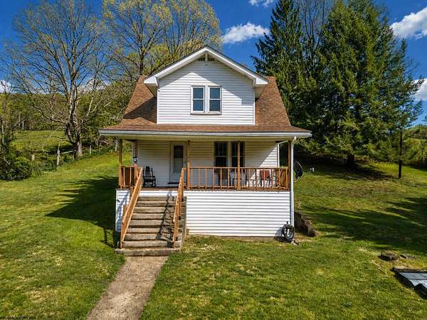 10.8 Acres of Land with Home for Sale in Flemington, West Virginia