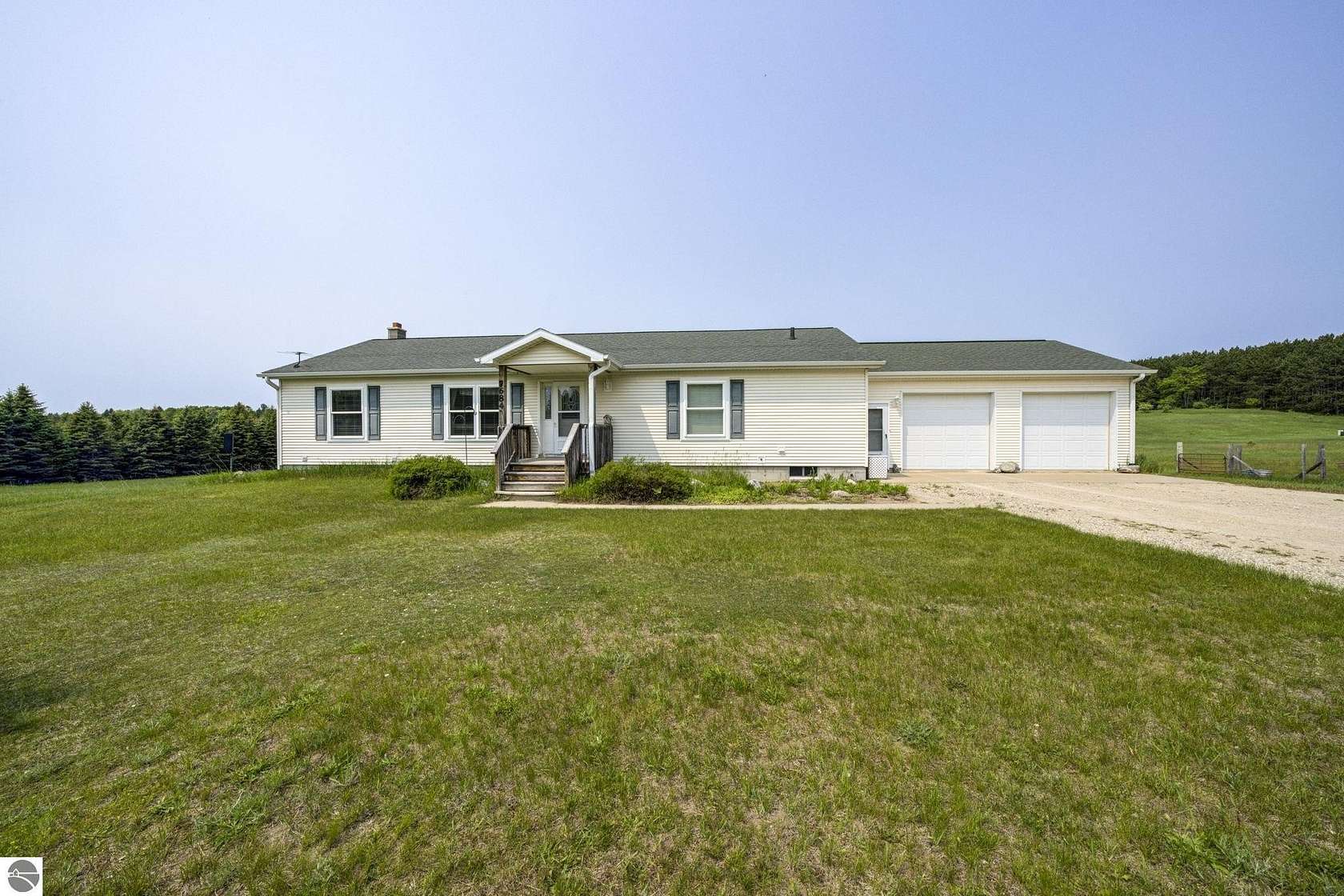 14.3 Acres of Land with Home for Sale in Bellaire, Michigan