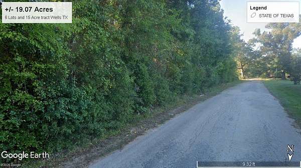 19 Acres of Land for Sale in Wells, Texas