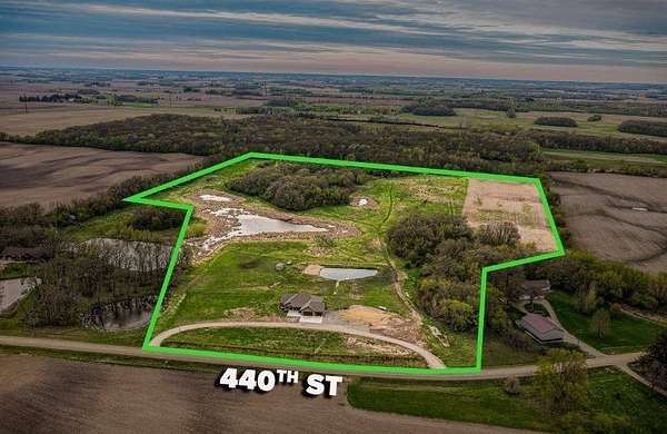 47 Acres of Land with Home for Sale in Northwood, Iowa
