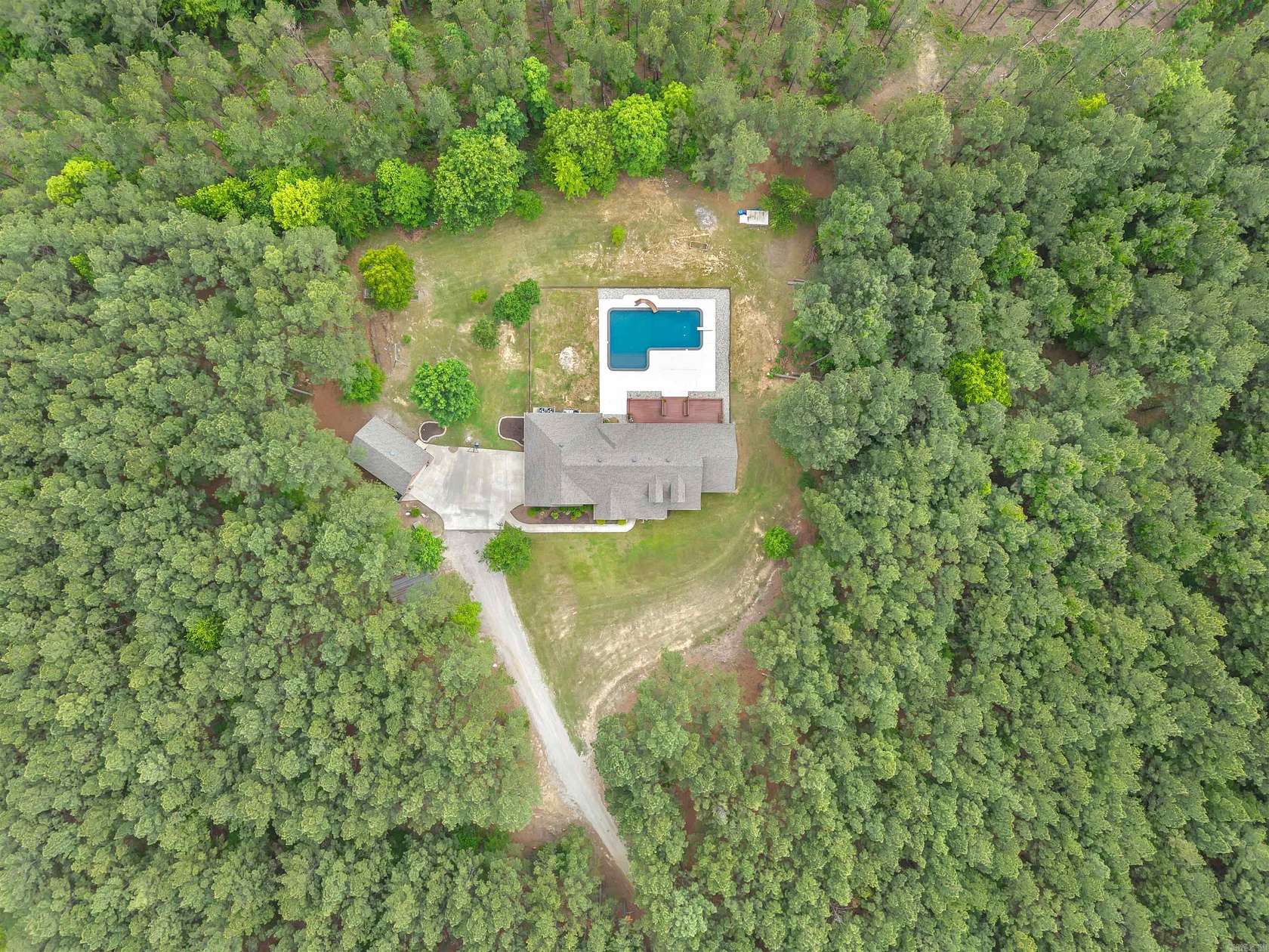 9.87 Acres of Land with Home for Sale in Perryville, Arkansas