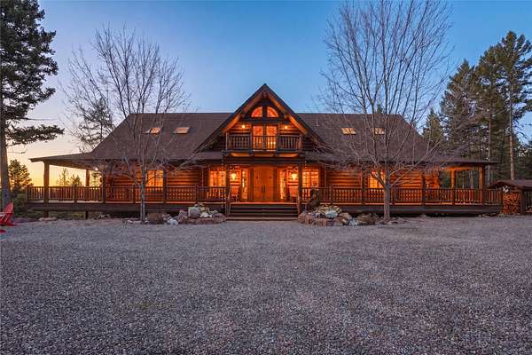 6.22 Acres of Land with Home for Sale in Seeley Lake, Montana