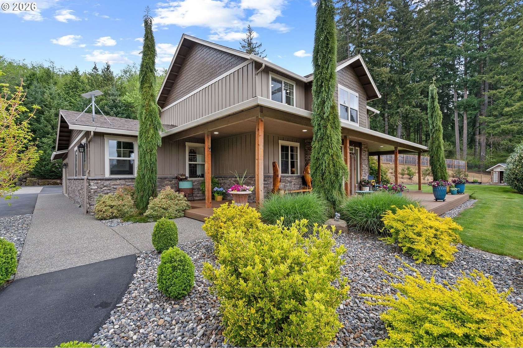 5.88 Acres of Land with Home for Sale in Amboy, Washington