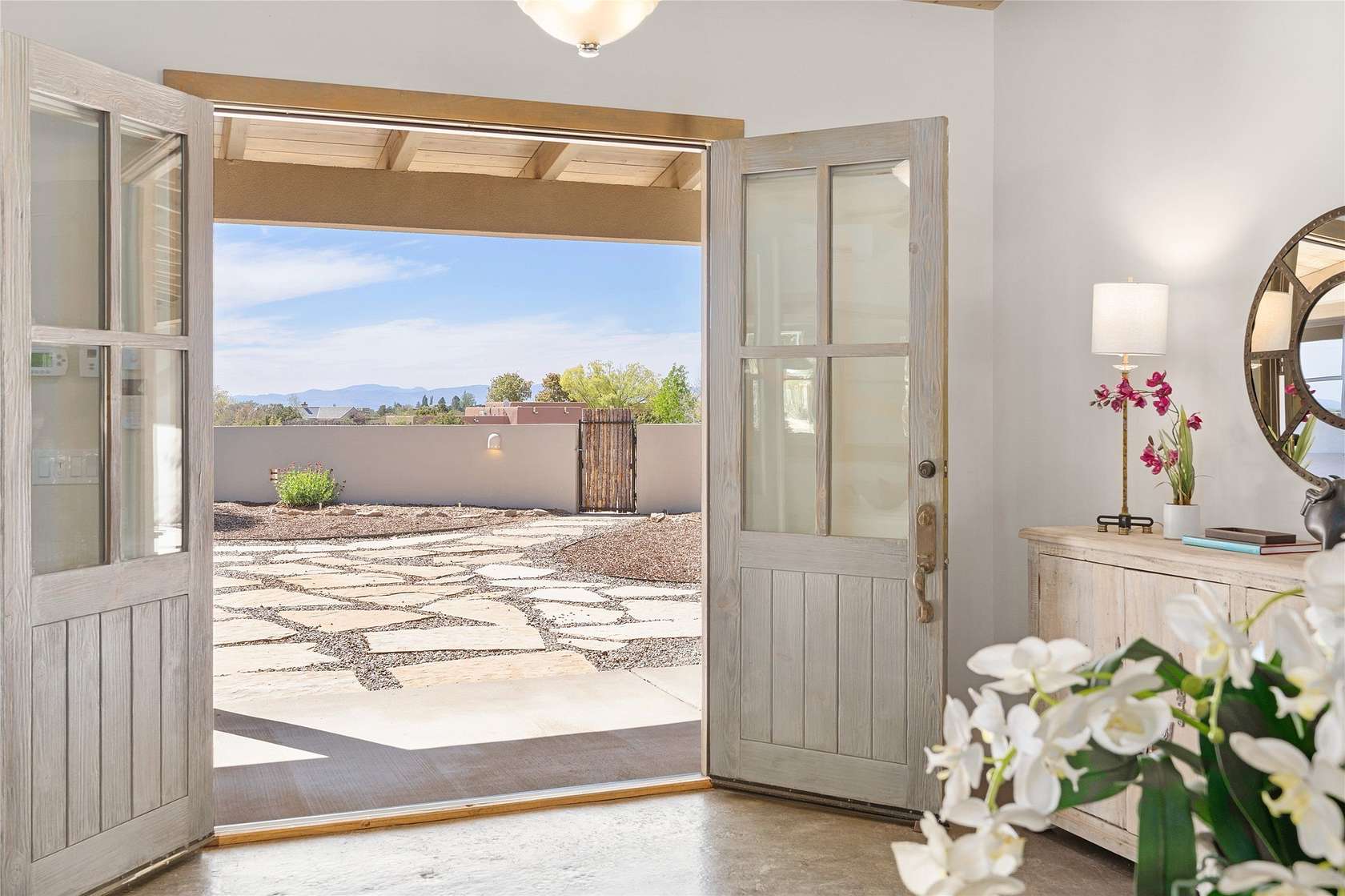 2.5 Acres of Land with Home for Sale in Santa Fe, New Mexico