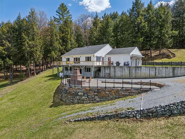 5.3 Acres of Land with Home for Sale in Cornish Town, New Hampshire