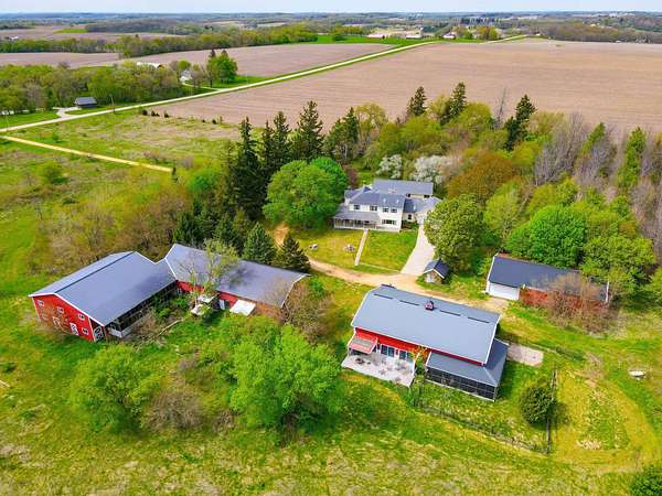 20 Acres of Land with Home for Sale in Stoughton, Wisconsin