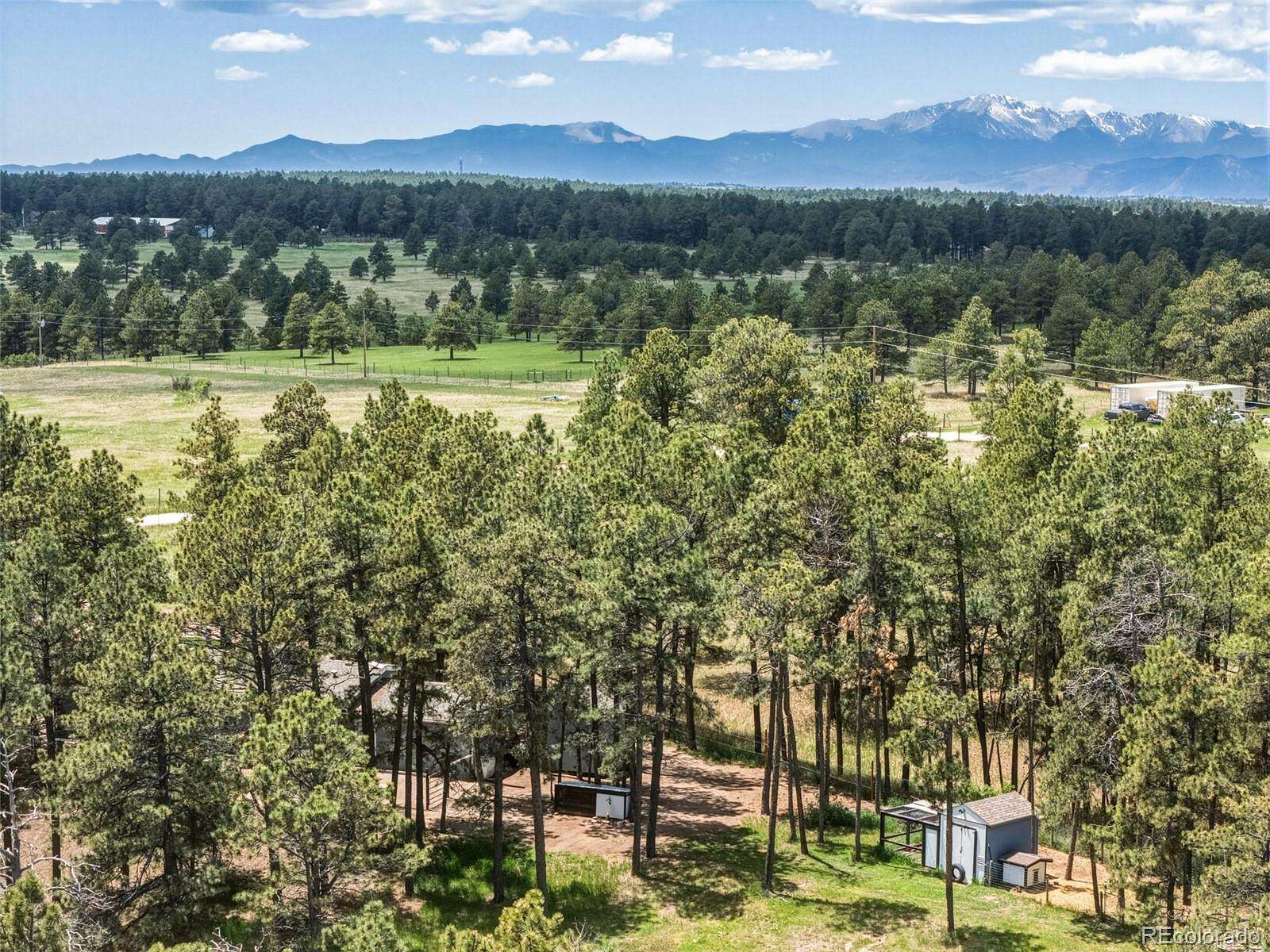 5.25 Acres of Land with Home for Sale in Colorado Springs, Colorado