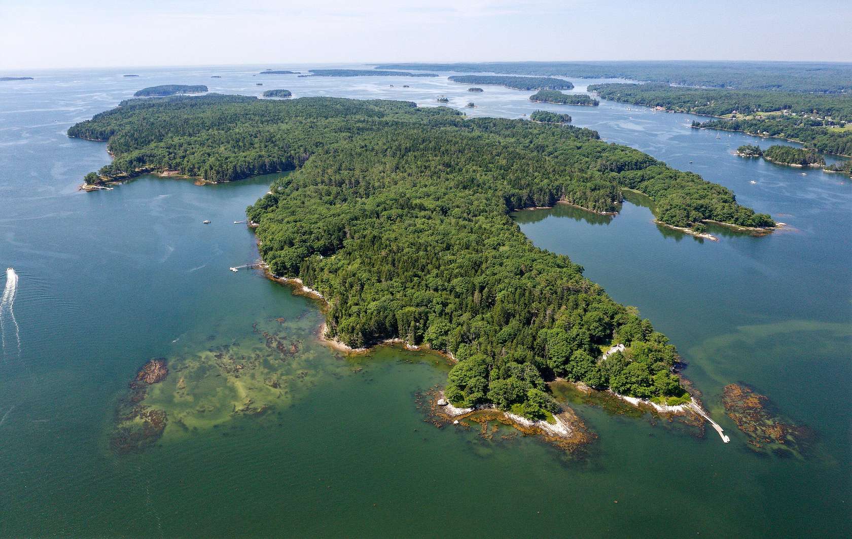37.6 Acres of Recreational Land with Home for Sale in Bremen, Maine