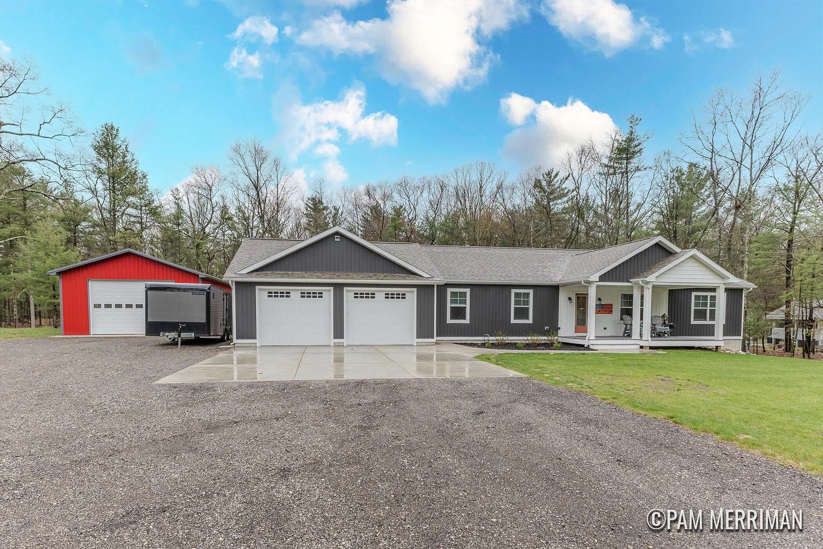3.4 Acres of Land with Home for Sale in Pentwater, Michigan