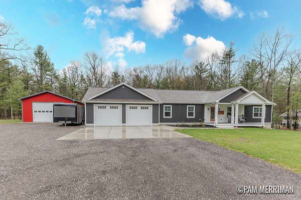 3.4 Acres of Land with Home for Sale in Pentwater, Michigan