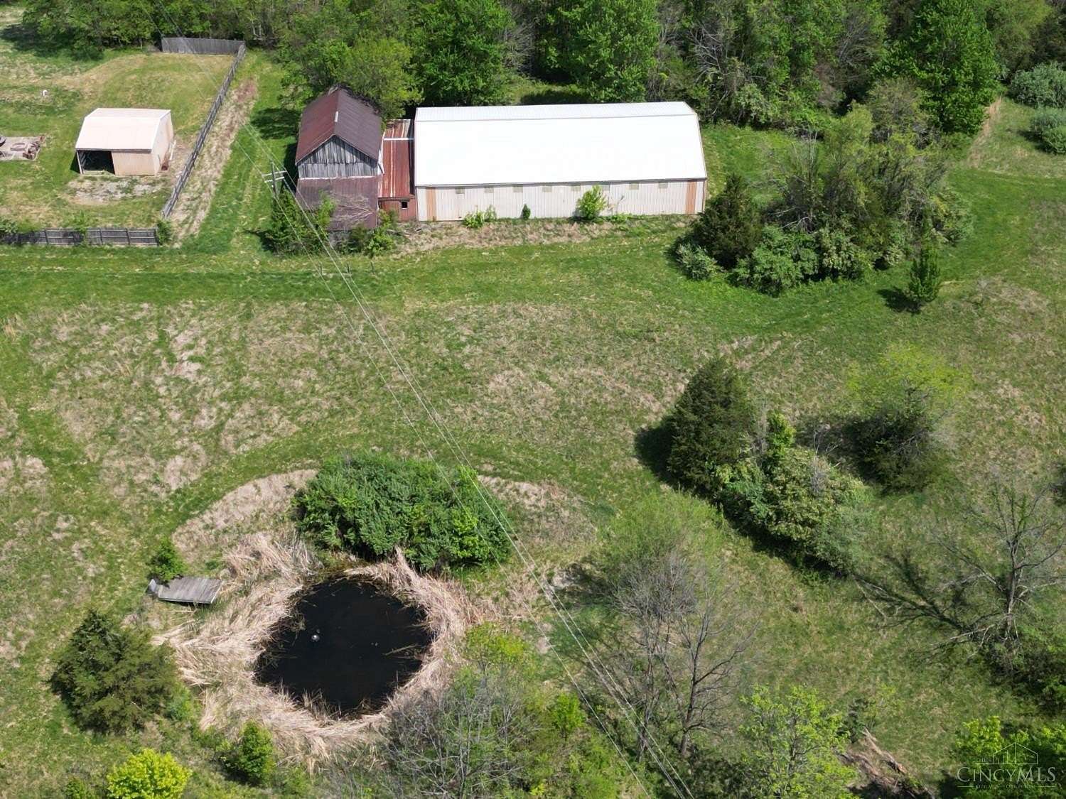 17.7 Acres of Land with Home for Sale in Aurora, Indiana